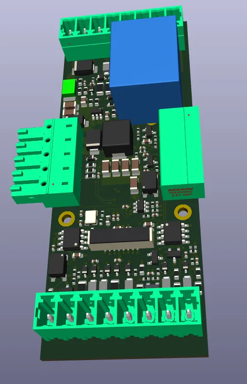 Digital model of the actual ChipLogin machine board